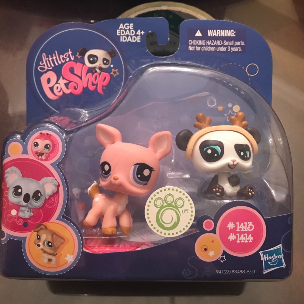 NIB Littlest Pet Shop LPS 1413 1414